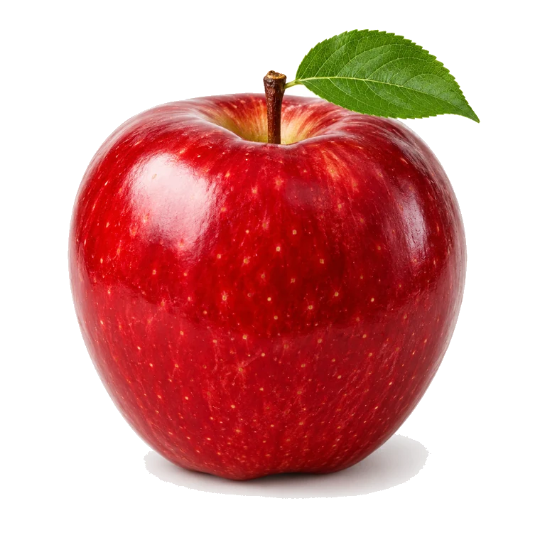 A red apple